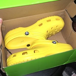 Yellow Crocs